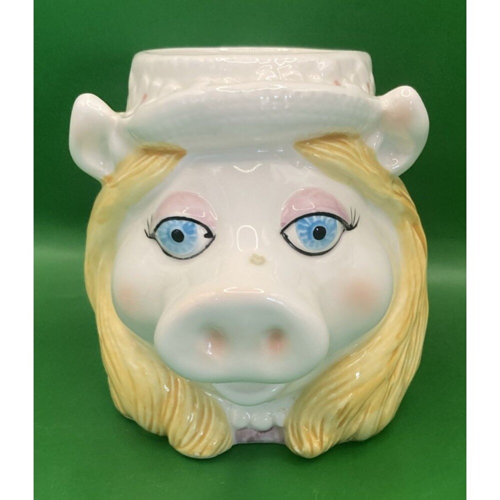 Vintage SIGMA Miss Piggy Ceramic Mug Jim Henson Muppets The Muppet Show